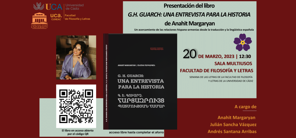 Presentación del libro “G. H. Guarch: una entrevista para la historia” de Anahit Margaryan