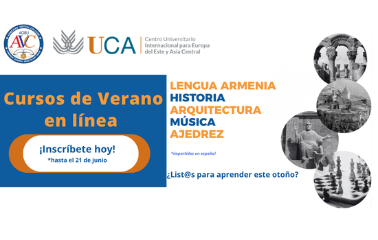 IMG CURSOS DE VERANO DE LENGUA Y CULTURA ARMENIAS (ONLINE)