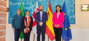 Una delegación de la Universidad Estatal de Tbilisi visita la UCA para reforzar la colaboración b...