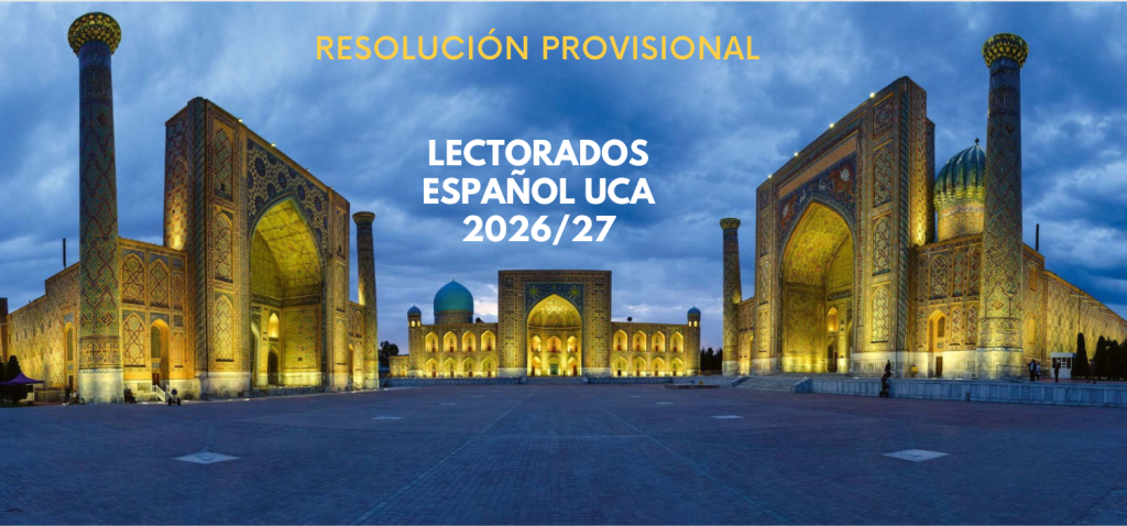 Resolución provisional de las plazas de Lectorado de Español 2026/27 en Asia Central